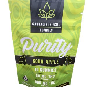Purity 500mg Sour Apple Gummies