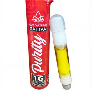 Purity Solventless 1g Vape Cartridge Sativa (7 strains available!) 3 for $50!