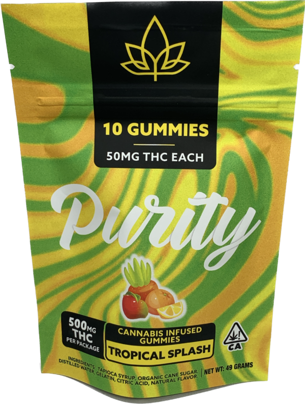 Purity 500mg Tropical Splash Gummies | GRF