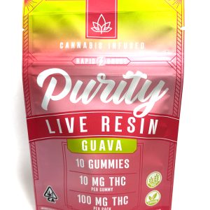 Purity Live Resin Guava Gummies 100mg (4 for $60!)