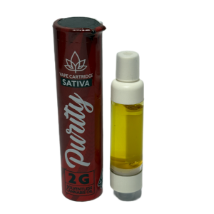 Purity Solventless 2 GRAM Vape Cartridge Sativa (3 strains available!) 2 for $60!