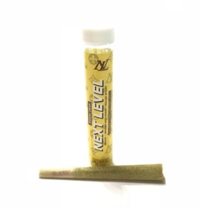 Next Level Rosin Infused 1.5g Preroll ($25)- Banana Cream