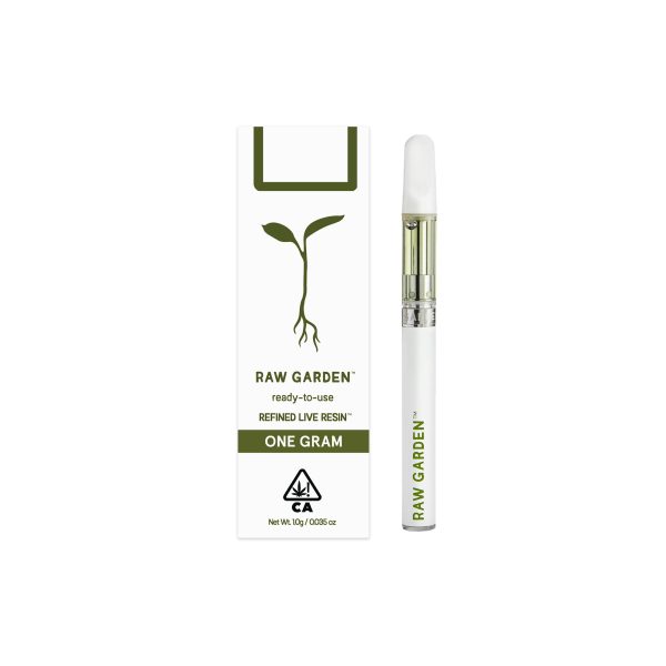 RAW GARDEN Live Resin all-in-one Disposable Vape 1 Gram ( 2 strains available)