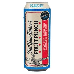 Not your Fathers Fruit Punch 16oz Soda 100mg THC + 20mg CBG